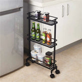 Slimy Mobility Kitchen Storage Organizer Trolley